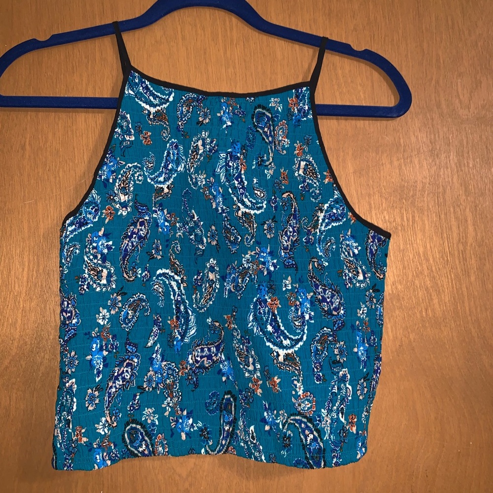Paisley Crop Top